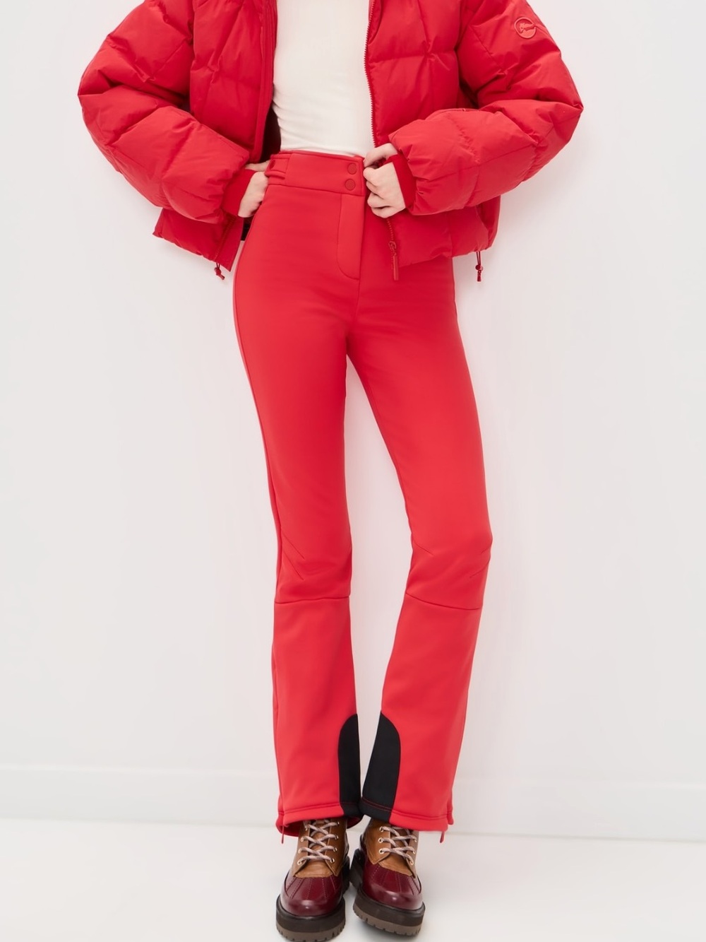 Cordova ST Moritz flared ski pants in poppy red